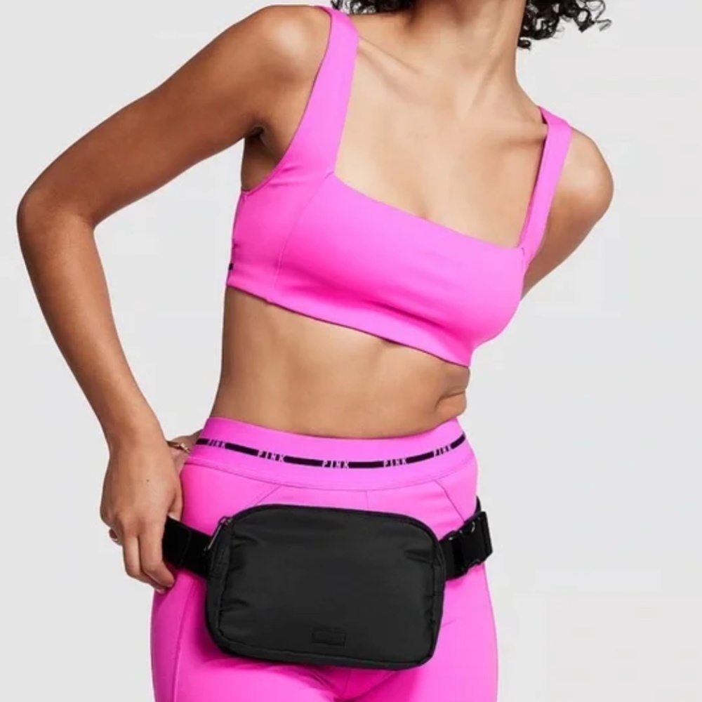 Victoria’s Secret PINK Black Fanny Pack Belt Bag | One Size